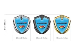 Emblem Metall Abzeichen Tuning Look Glänzend Detail